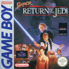 Super Star Wars: Return of the Jedi for the Nintendo Game Boy Front Cover Box Scan