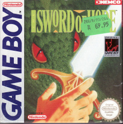 The Sword of Hope for the Nintendo Game Boy Front Cover Box Scan