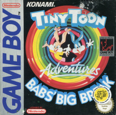 Tiny Toon Adventures: Babs' Big Break for the Nintendo Game Boy Front Cover Box Scan