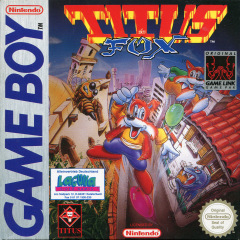 Titus the Fox for the Nintendo Game Boy Front Cover Box Scan