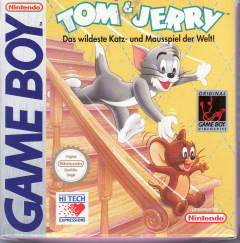 Tom & Jerry for the Nintendo Game Boy Front Cover Box Scan