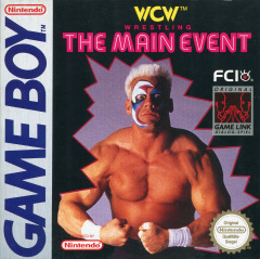 WCW Wrestling: The Main Event for the Nintendo Game Boy Front Cover Box Scan