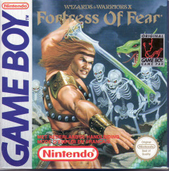 Wizards & Warriors X: Fortress of Fear for the Nintendo Game Boy Front Cover Box Scan