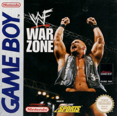 WWF War Zone for the Nintendo Game Boy Front Cover Box Scan