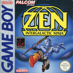 Zen: Intergalactic Ninja for the Nintendo Game Boy Front Cover Box Scan