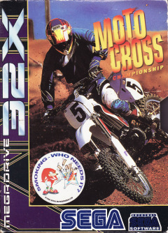 Motocross Championship for the Sega 32X Front Cover Box Scan