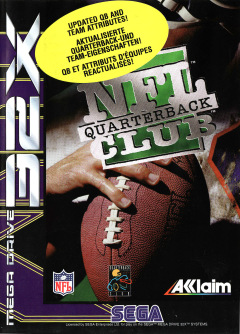 NFL Quarterback Club for the Sega 32X Front Cover Box Scan