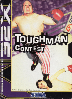 Toughman Contest for the Sega 32X Front Cover Box Scan