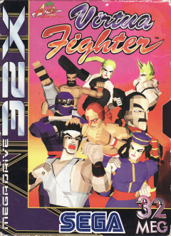 Virtua Fighter for the Sega 32X Front Cover Box Scan