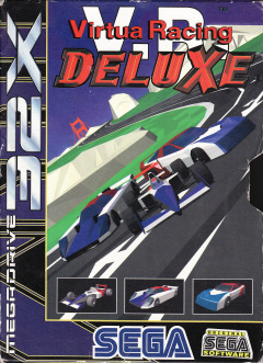 Virtua Racing Deluxe for the Sega 32X Front Cover Box Scan