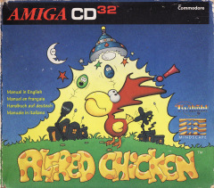 Alfred Chicken for the Commodore Amiga CD32 Front Cover Box Scan