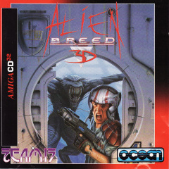 Alien Breed 3D for the Commodore Amiga CD32 Front Cover Box Scan