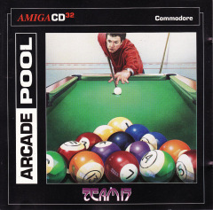 Arcade Pool for the Commodore Amiga CD32 Front Cover Box Scan