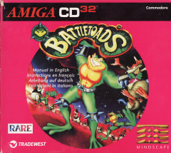 Battletoads for the Commodore Amiga CD32 Front Cover Box Scan