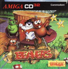 Beavers for the Commodore Amiga CD32 Front Cover Box Scan