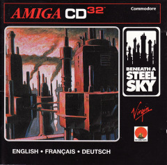 Beneath a Steel Sky for the Commodore Amiga CD32 Front Cover Box Scan