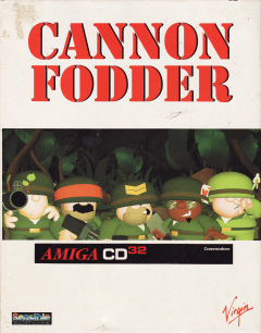Cannon Fodder for the Commodore Amiga CD32 Front Cover Box Scan