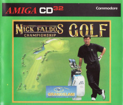 Nick Faldo's Championship Golf for the Commodore Amiga CD32 Front Cover Box Scan