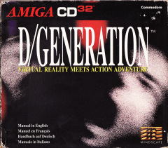 D-Generation for the Commodore Amiga CD32 Front Cover Box Scan