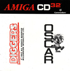 Diggers / Oscar for the Commodore Amiga CD32 Front Cover Box Scan