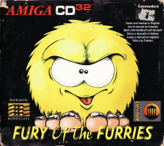 Fury of the Furries for the Commodore Amiga CD32 Front Cover Box Scan