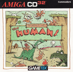 The Humans (Introducing...) for the Commodore Amiga CD32 Front Cover Box Scan