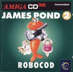 James Pond 2: Codename RoboCod for the Commodore Amiga CD32 Front Cover Box Scan