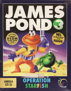 James Pond 3: Operation Starfish  for the Commodore Amiga CD32 Front Cover Box Scan