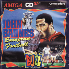 John Barnes European Football for the Commodore Amiga CD32 Front Cover Box Scan