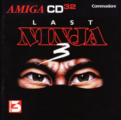 Last Ninja 3 for the Commodore Amiga CD32 Front Cover Box Scan