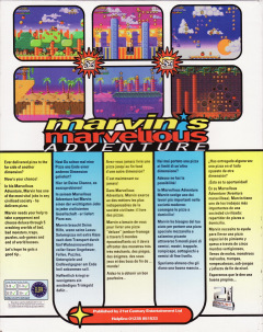 Scan of Marvins Marvelous Adventure