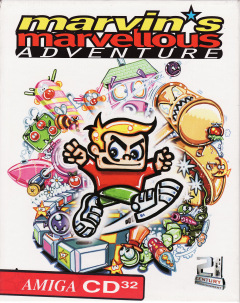 Marvins Marvelous Adventure for the Commodore Amiga CD32 Front Cover Box Scan