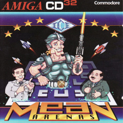 Mean Arenas for the Commodore Amiga CD32 Front Cover Box Scan