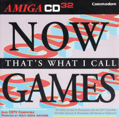 Now That's What I Call Games for the Commodore Amiga CD32 Front Cover Box Scan