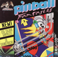 Pinball Fantasies for the Commodore Amiga CD32 Front Cover Box Scan