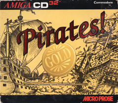 Pirates! Gold for the Commodore Amiga CD32 Front Cover Box Scan