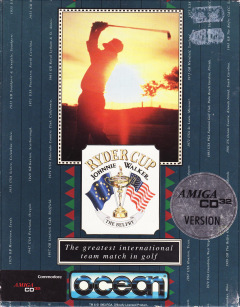 Ryder Cup: Johnnie Walker for the Commodore Amiga CD32 Front Cover Box Scan