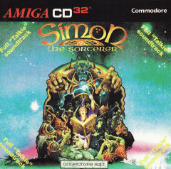 Simon The Sorcerer for the Commodore Amiga CD32 Front Cover Box Scan