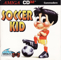Soccer Kid for the Commodore Amiga CD32 Front Cover Box Scan