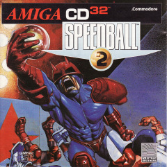 Speedball 2: Brutal Deluxe for the Commodore Amiga CD32 Front Cover Box Scan