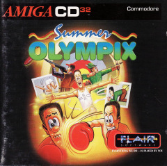 Summer Olympix for the Commodore Amiga CD32 Front Cover Box Scan