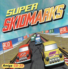 Super Skidmarks for the Commodore Amiga CD32 Front Cover Box Scan