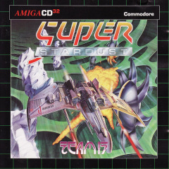 Super Stardust for the Commodore Amiga CD32 Front Cover Box Scan