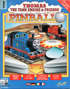 Thomas the Tank Engine and Friends Pinball for the Commodore Amiga CD32 Front Cover Box Scan