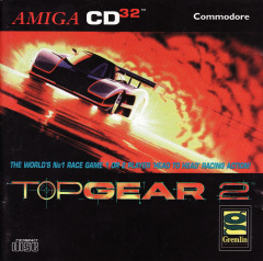 Top Gear 2 for the Commodore Amiga CD32 Front Cover Box Scan