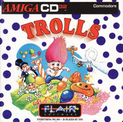 Trolls for the Commodore Amiga CD32 Front Cover Box Scan