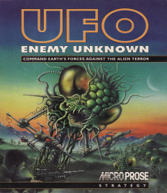 UFO: Enemy Unknown for the Commodore Amiga CD32 Front Cover Box Scan