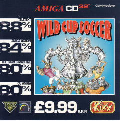 Wild Cup Soccer for the Commodore Amiga CD32 Front Cover Box Scan