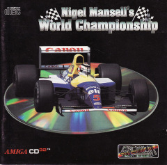 Nigel Mansell's World Championship for the Commodore Amiga CD32 Front Cover Box Scan