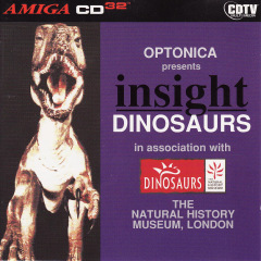 Insight Dinosaurs for the Commodore Amiga CD32 Front Cover Box Scan